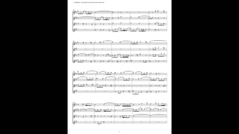 J.S. Bach - Well-Tempered Clavier: Part 1 - Fugue 18 (Saxophone Quintet)