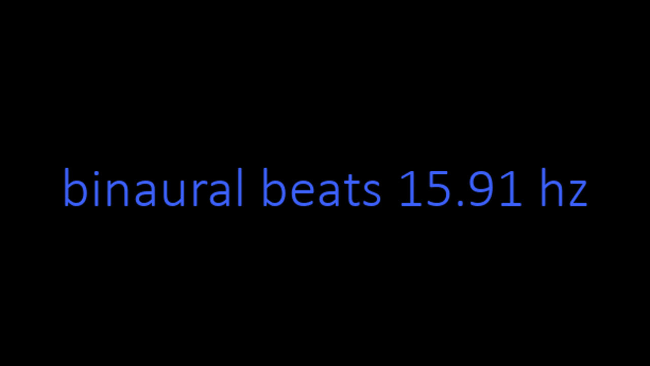 binaural beats 15.91 hz