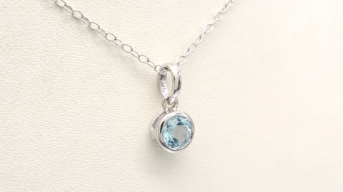 Aqua Stone Necklace | Chordiajewels.com