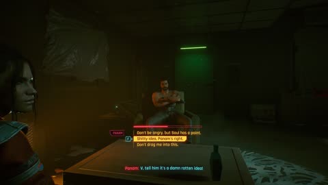 Cyberpunk 2077- please put the gun down.