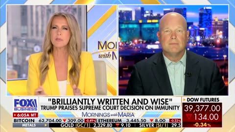 Matt Whitaker on Mornings With Maria Bartiromo - Fox Business 07.02.2024