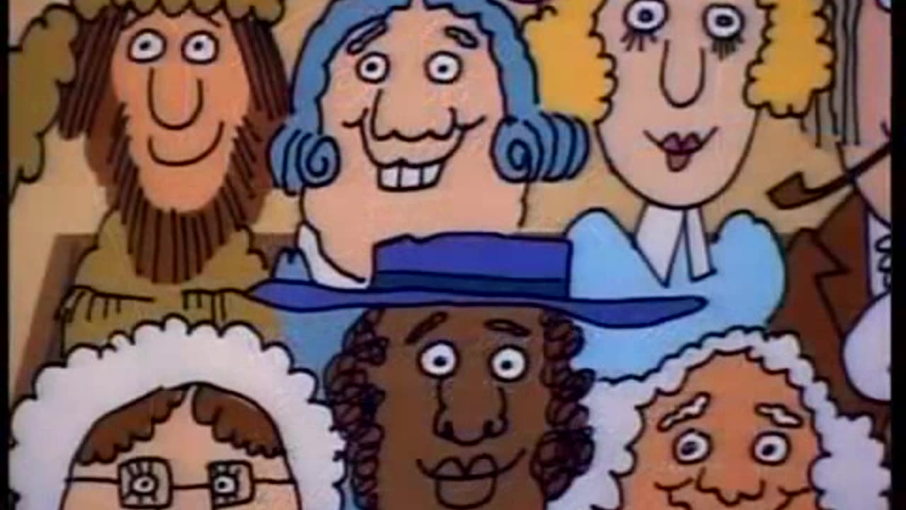 THE PREAMBLE to the US CONSITUTION - Schoolhouse Rock : Early-English-Lerners cartoon video