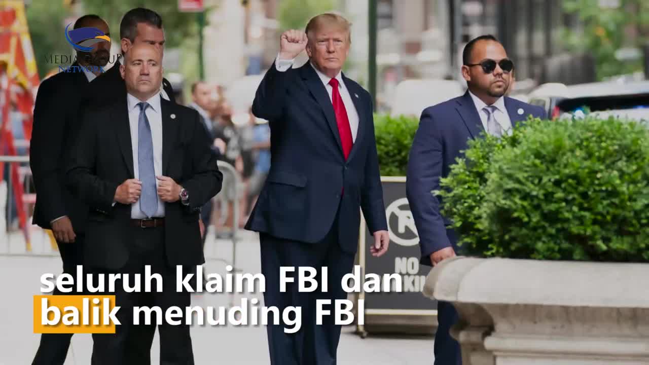 FBI Sita 11 Dokumen Rahasia dari Rumah Donald Trum