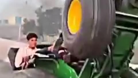 Tractor 🚜 trick