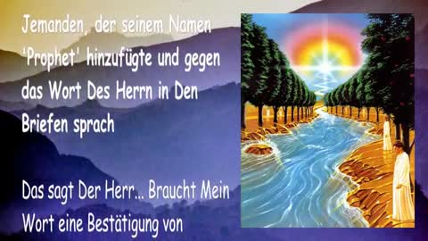 Mein Wort ist keinem Menschen unterworfen und hat keine Genehmigung nötig 🎺 Die Trompete Gottes