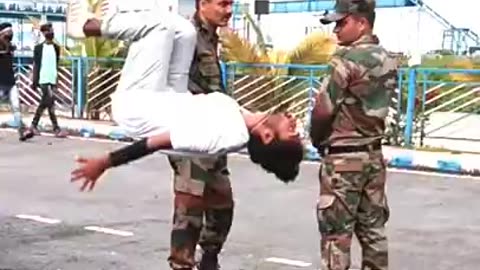 back flip Indian army reaction