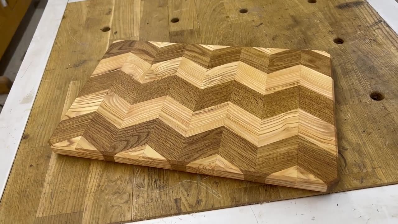 I made my first attempt at using this technique. Woodworking.