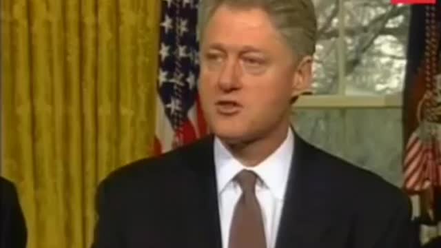 Bill Clinton speaks about human cloning...