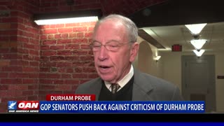 GOP senators push back against criticism of Durham probe