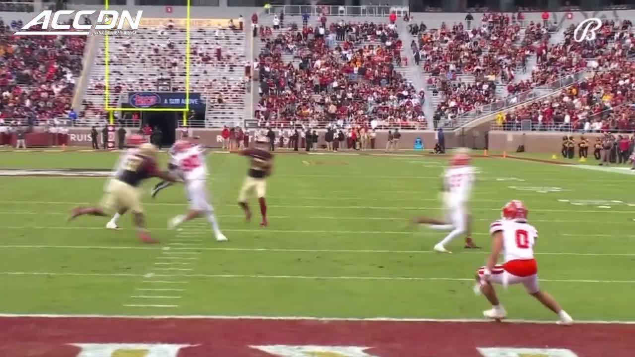 Florida State's Malik McClain's Twisting Turning TD | ACC Must See Moment