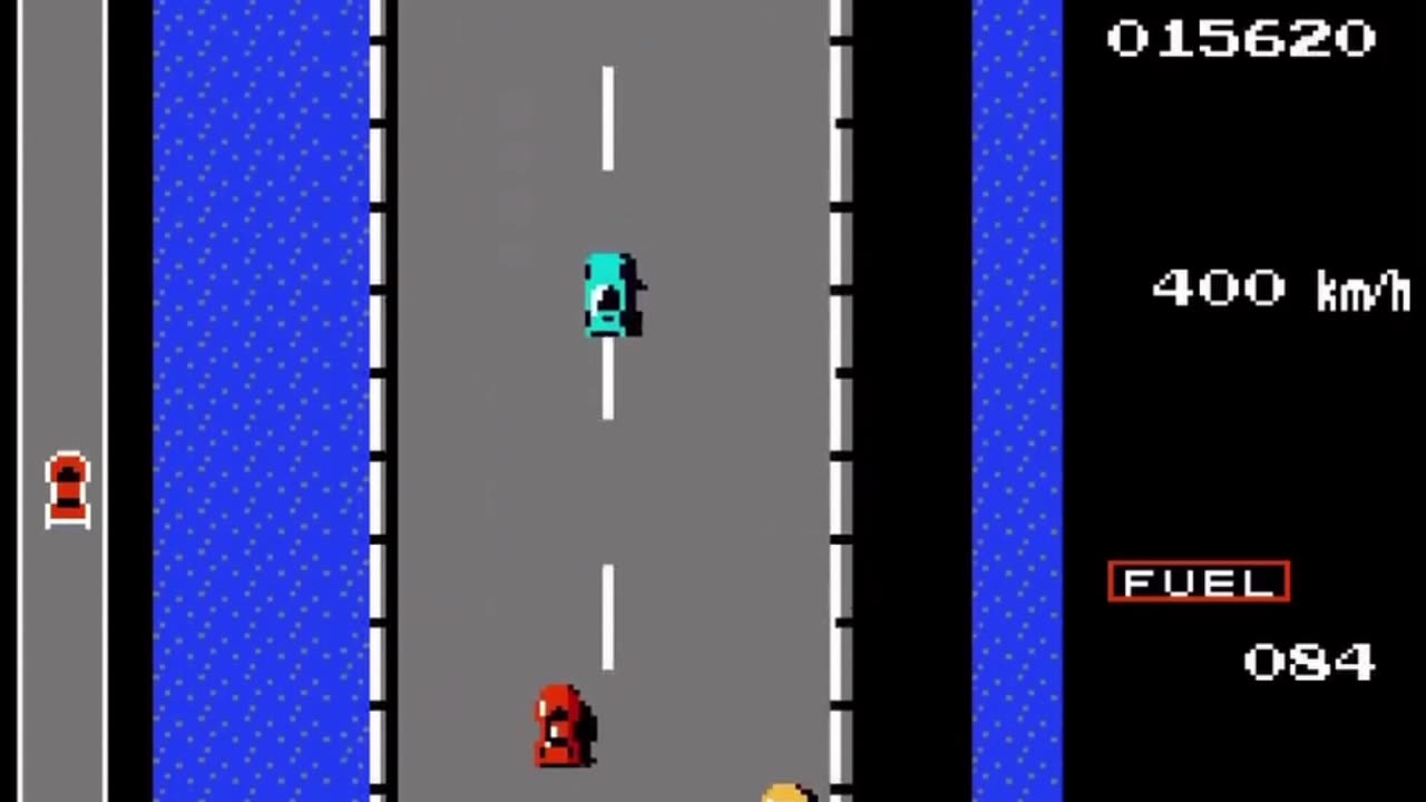 road fighter retro game