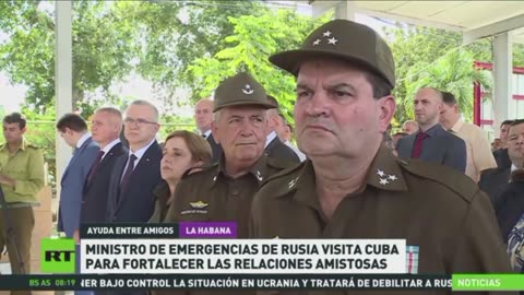 Ministro de emergencias de Rusia visita Cuba para fortalecer las relaciones amistosas