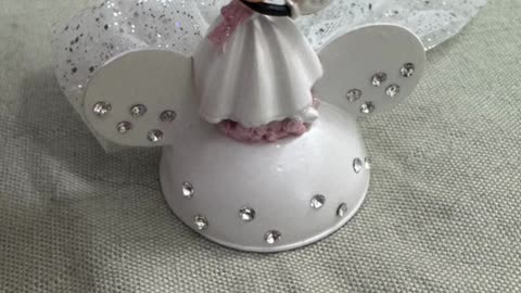 Disney Parks Minnie Mouse Bride Wedding Hat Ornament #shorts