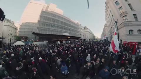 Truth be Told London - a demonstration outside BBC Broadcasting