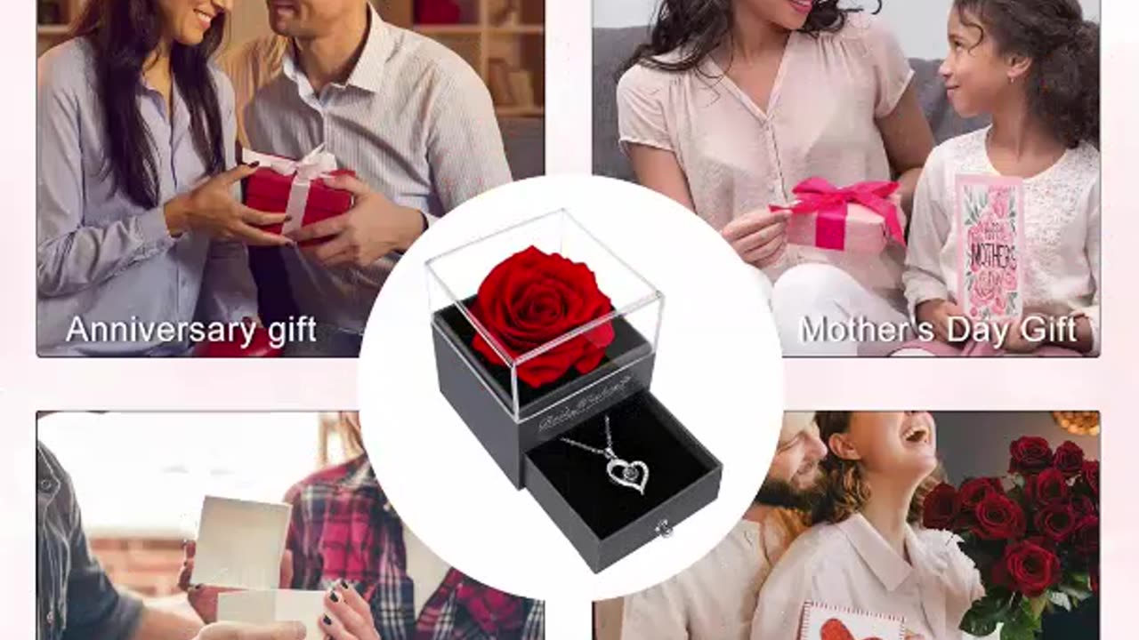 Womens Rose Gifts for Her Valentines Day,Birthday Gifts for Women