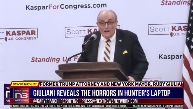 Giuliani Finally Reveals The HORRORS He Saw On Hunter Biden Laptop Involving “Minors”