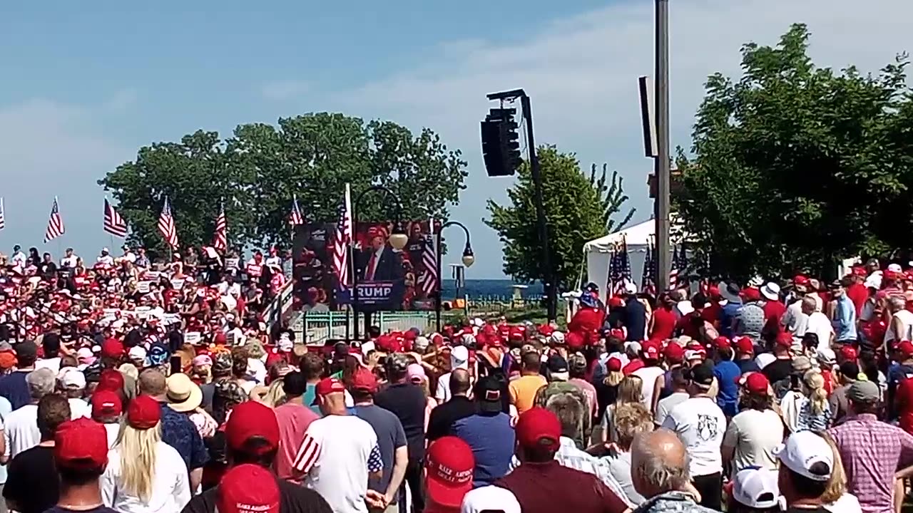 TRUMP RALLY RACINE 6/18/24 VIDEO 20 #Trump24