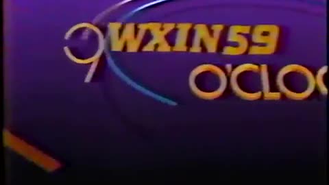 April 21, 1989 - Bumper for 'Lace II' - 9PM WXIN Indianapolis Movie