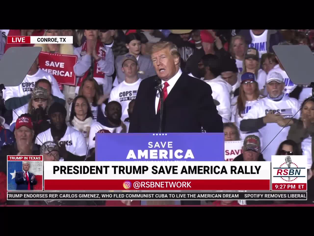 President Donald Trump Save America rally PA judge rules no excuse paper ballots are illegal