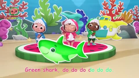 Baby Shark Learn Colors | Meloncococo Nursery Rhymes &Kids Songs