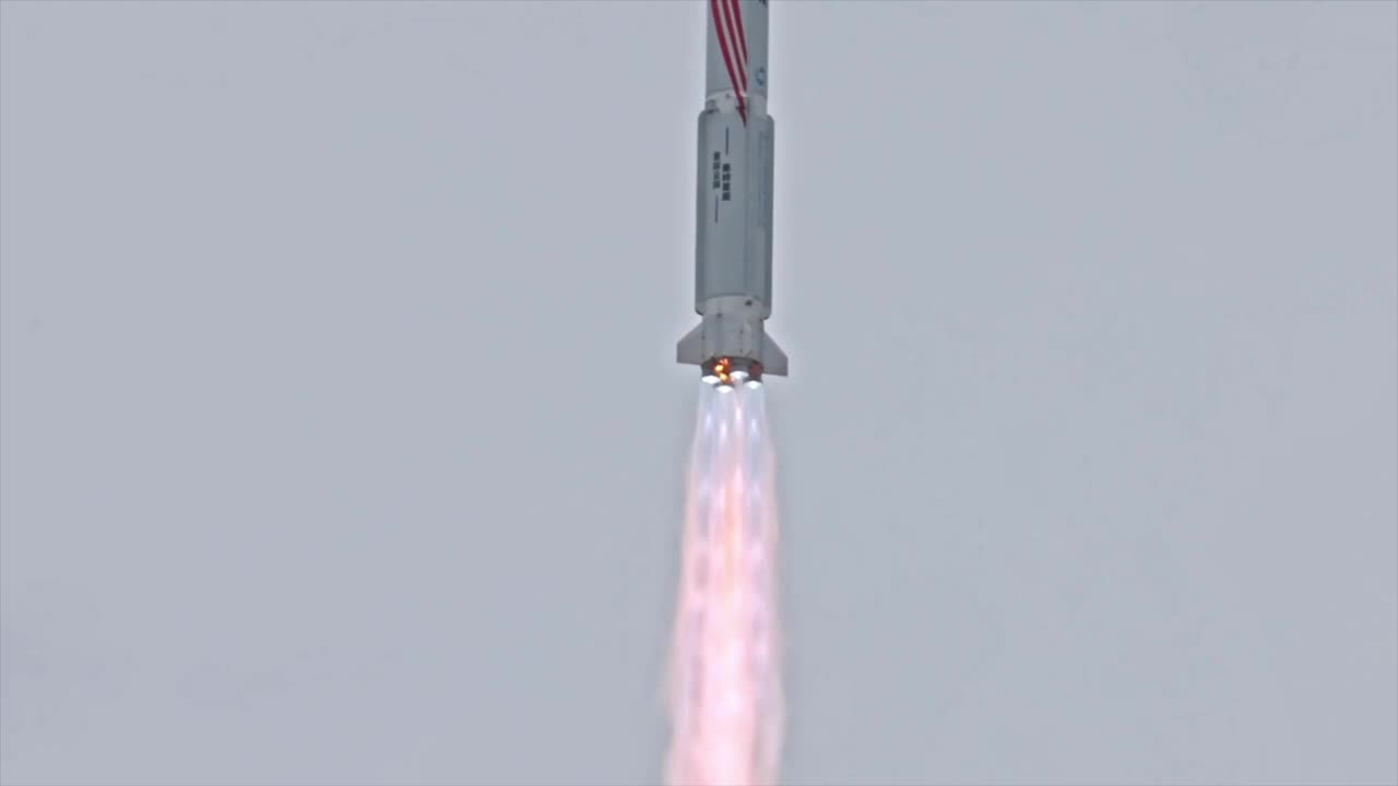 The world's first successful launch of a rocket on methane