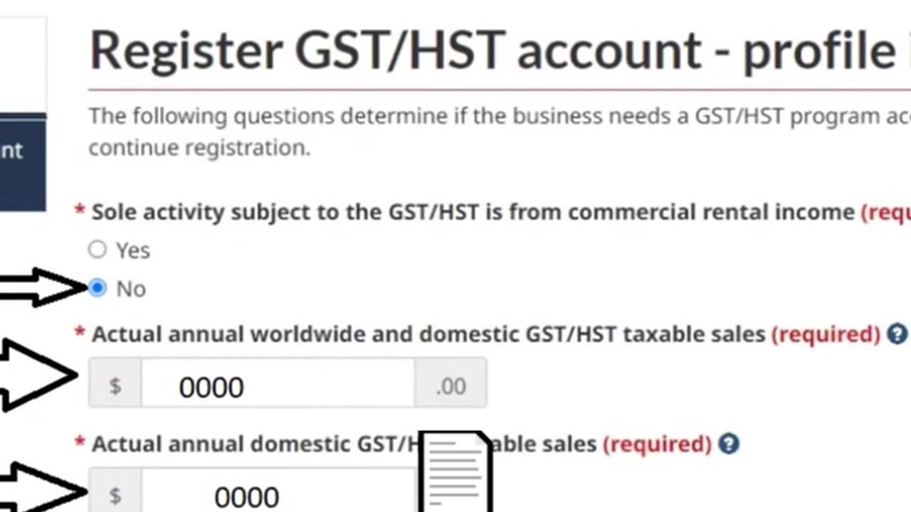 How to apply for HST GST account and business number for Uber, skip the dishes or Lyft