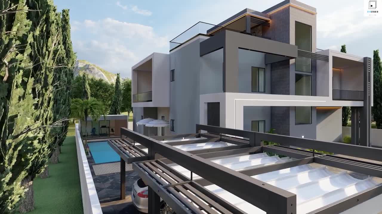 Modern House Design (19m x 17m) 6 Bedrooms with Estimate cost.