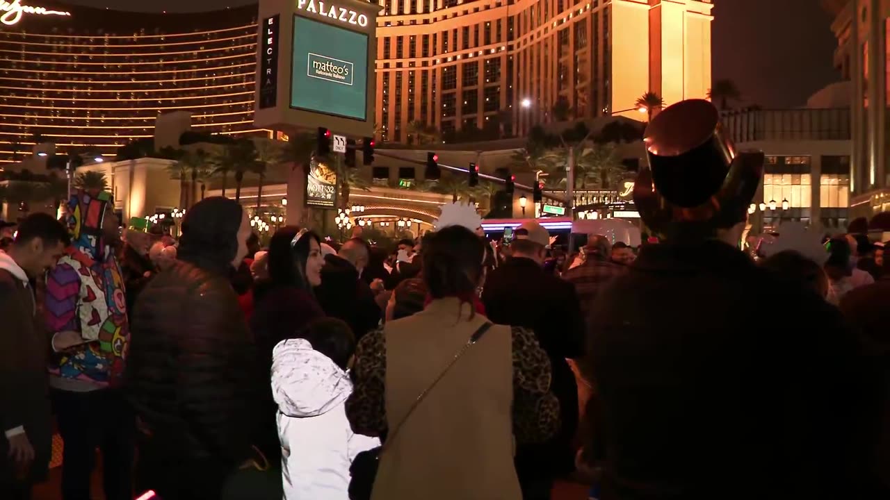 New Years 2023 Coverage Las Vegas Strip