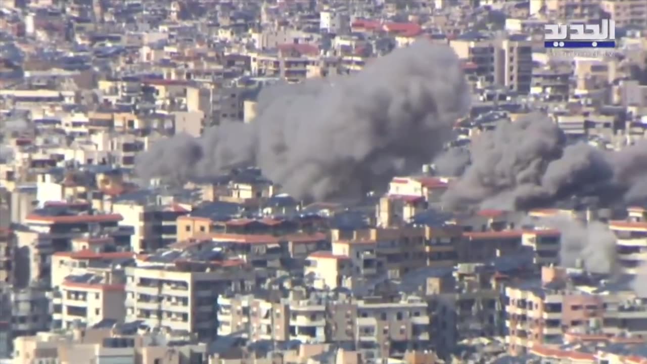 Israeli airstrike on the Southern suburbs of Beirut now 💔