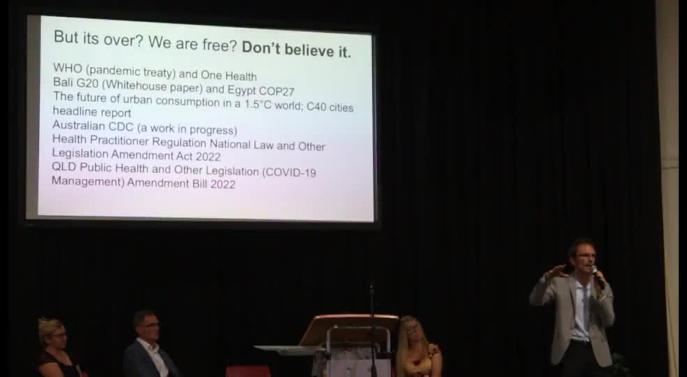 Doctors Against Mandates - Gold Coast - 30 November 2022 (Dr Robert Brennan)