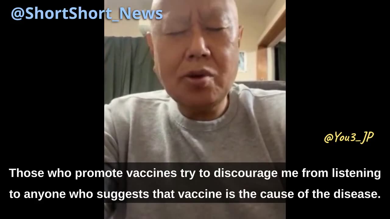 Covid vaccine injured member of the Japanese Parliament speaks...