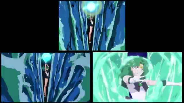 Deep Submerge Comparison ( Sailor Moon VS Sailor Moon Eternal )