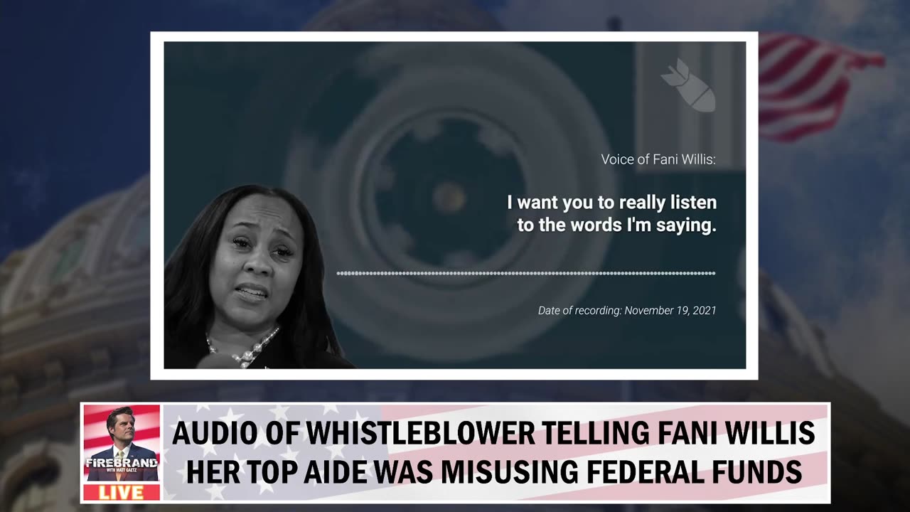 Fani Willis Must TESTIFY for Her Misuse of Federal Funds!