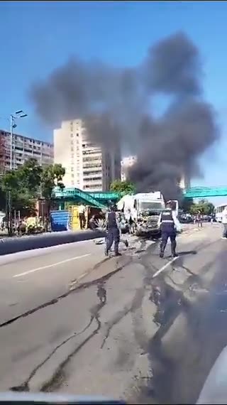 Accidente de tránsito en La Guaira, Venezuela