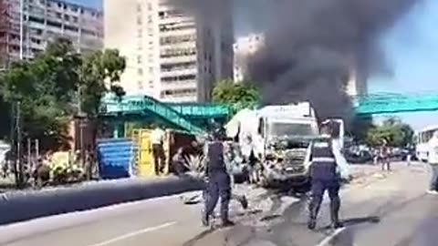 Accidente de tránsito en La Guaira, Venezuela