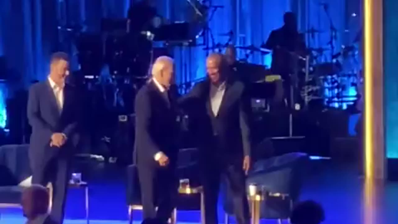 Did Obama really have to help Biden off stage? This is embarrassing