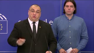 European Union press conference after Pfizer CEO refused to attend hearing to answer questions.