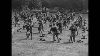 Physical and Bayonet Training, 1918