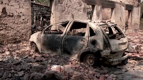 Houses ravaged as wildfires blaze in France