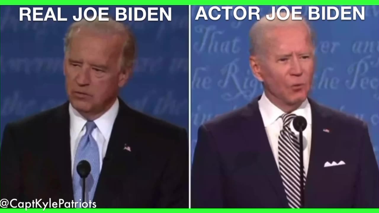Real Biden Has Not Been Around Since 2019. Had Tribunal and Bye Bye