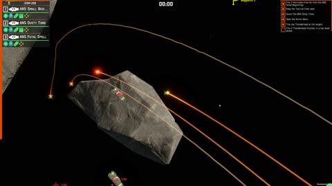 Nebulous: Fleet Command - Missile Waypoint Tutorial