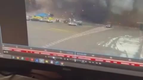 ️ Powerful airstrike in the Kharkiv regional administration, Sumska