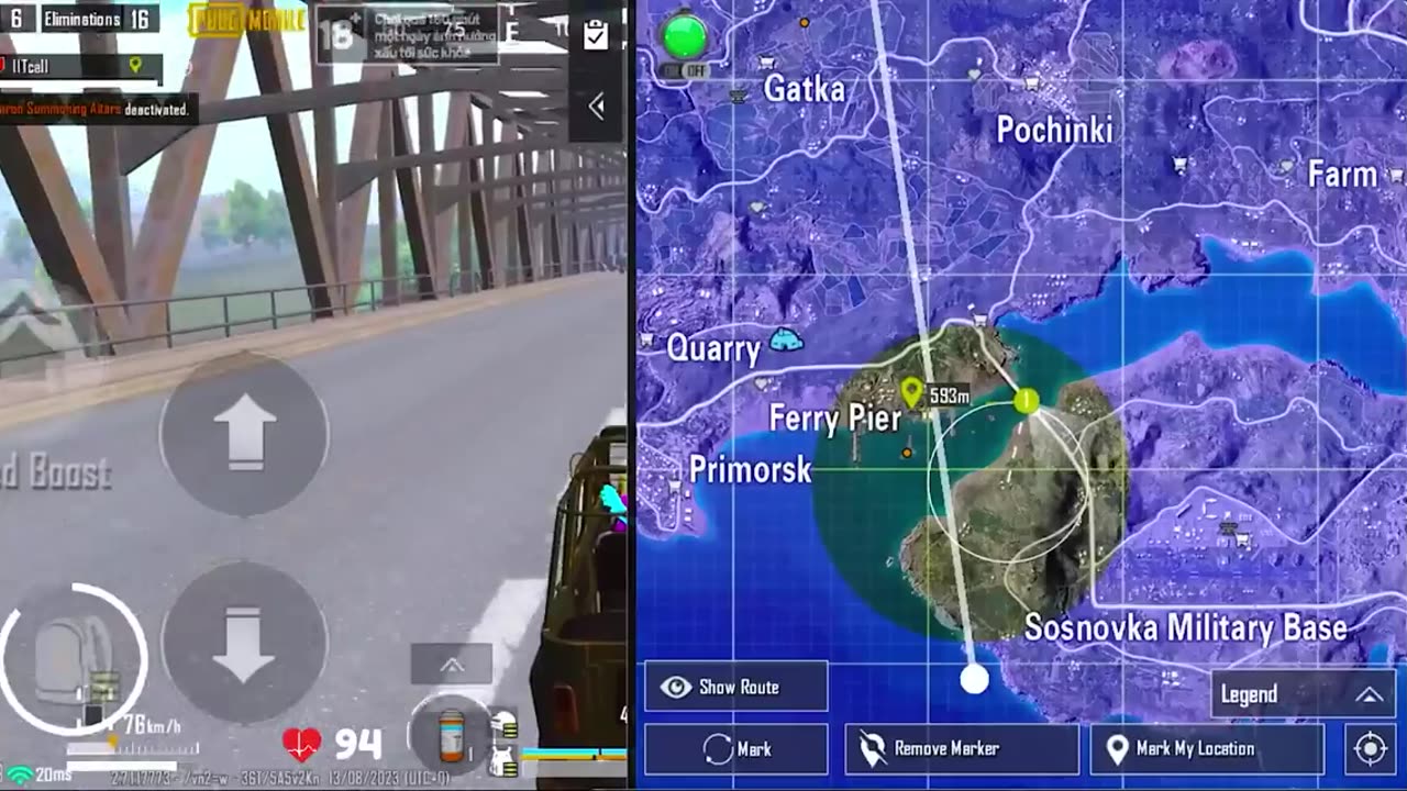 The Best Way To Attack The Enemy On The Bridge | PUBG Mobile