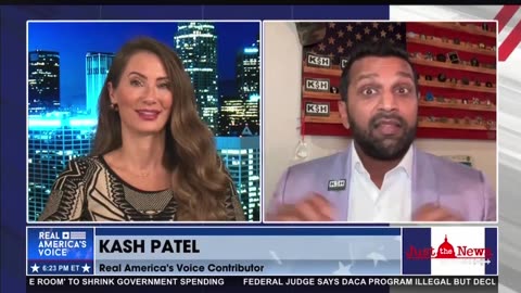 Amanda Head w Kash Patel on Hunter gun charges