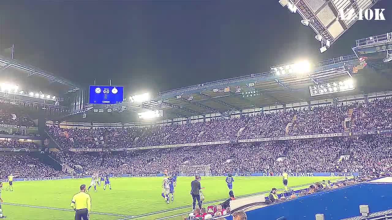 Chelsea Supporters Applaud Thomas Tuchel in 21st Minute During CL vs RB Salzburg