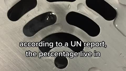 Guess the percentage of the world population, that" has never used the internet.