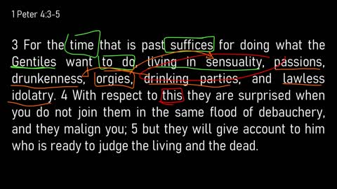 1 Peter 4:1-11 // Suffering for Purity's Sake