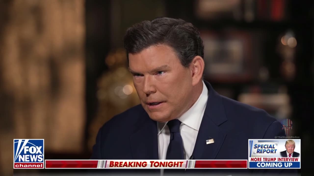 President Trump puts Brett Baier in his place and exposes the rigged election