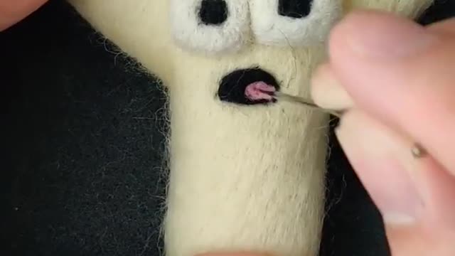 Alphabet Lore Y Satisfying ASMR Needlefelt Art #shorts #alphabetlore