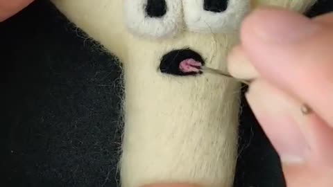 Alphabet Lore Y Satisfying ASMR Needlefelt Art #shorts #alphabetlore